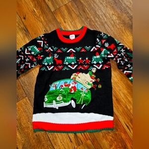 Boys Christmas sweater size M 8